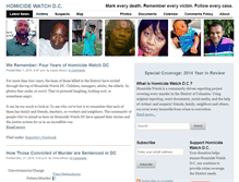 Tablet Screenshot of homicidewatch.org